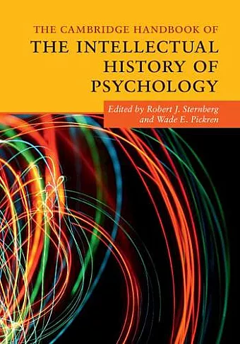 The Cambridge Handbook of the Intellectual History of Psychology cover