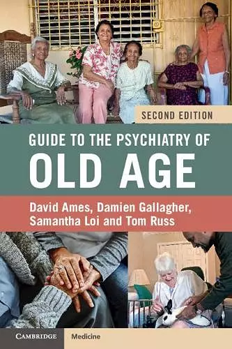 Guide to the Psychiatry of Old Age cover