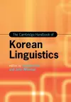 The Cambridge Handbook of Korean Linguistics cover