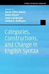 Categories, Constructions, and Change in English Syntax cover