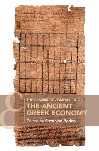 The Cambridge Companion to the Ancient Greek Economy cover