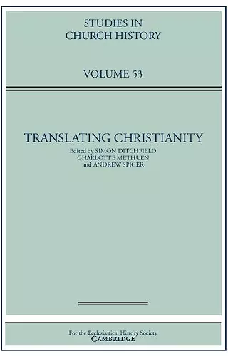 Translating Christianity cover