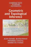Geometric and Topological Inference cover