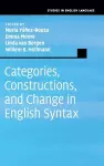 Categories, Constructions, and Change in English Syntax cover