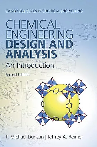 Chemical Engineering Design and Analysis cover