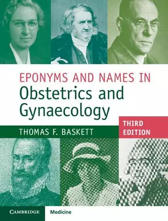 Eponyms and Names in Obstetrics and Gynaecology cover