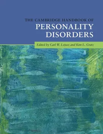 The Cambridge Handbook of Personality Disorders cover