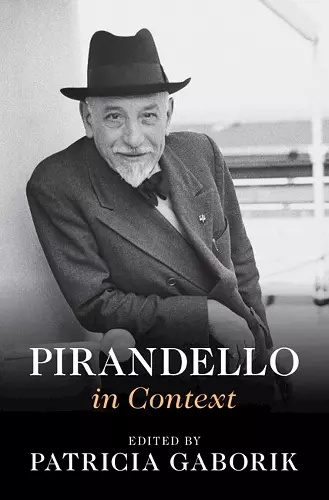 Pirandello in Context cover