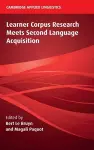 Learner Corpus Research Meets Second Language Acquisition cover