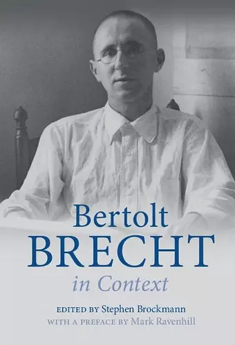 Bertolt Brecht in Context cover