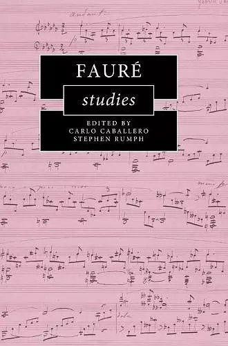 Fauré Studies cover