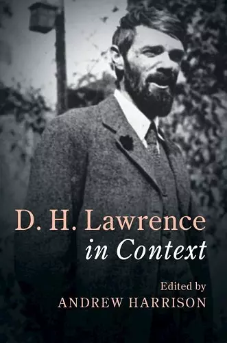 D. H. Lawrence In Context cover