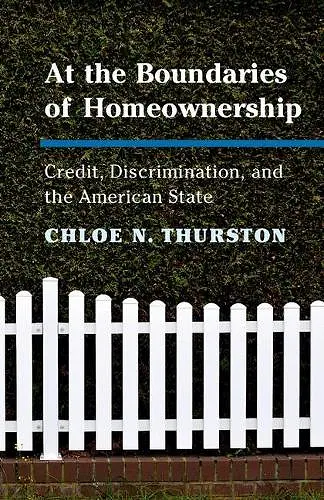 At the Boundaries of Homeownership cover