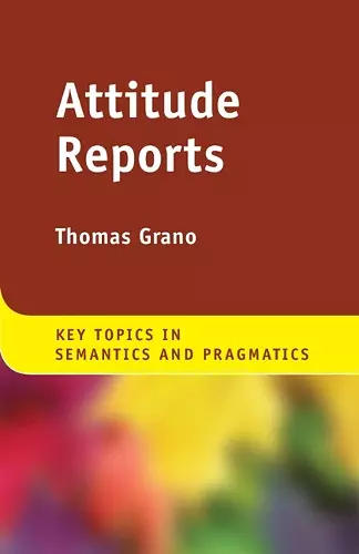 Attitude Reports cover