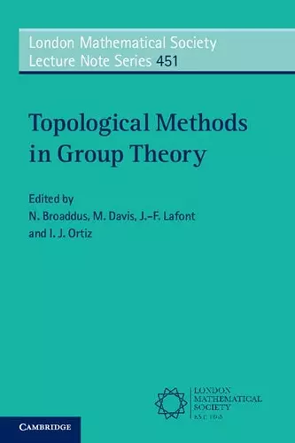 Topological Methods in Group Theory cover