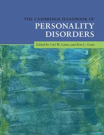 The Cambridge Handbook of Personality Disorders cover