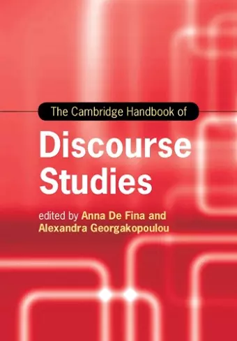 The Cambridge Handbook of Discourse Studies cover