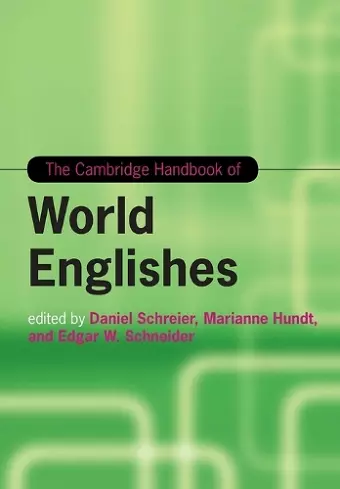 The Cambridge Handbook of World Englishes cover