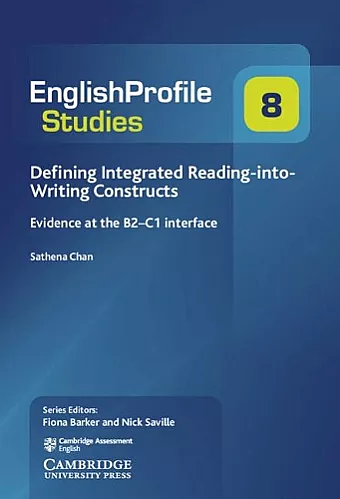 Defining Integrated Reading-into-Writing Constructs cover
