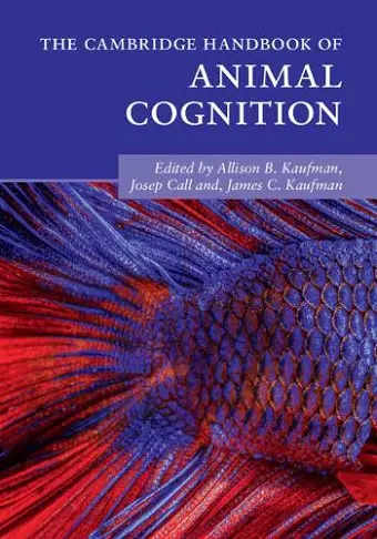 The Cambridge Handbook of Animal Cognition cover