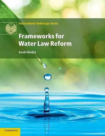 Frameworks for Water Law Reform cover