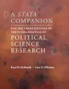 A Stata Companion for the Third Edition of The Fundamentals of Political Science Research cover