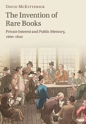The Invention of Rare Books cover