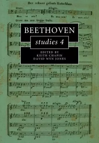 Beethoven Studies 4 cover