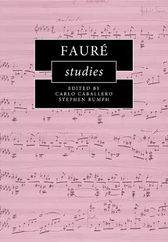Fauré Studies cover