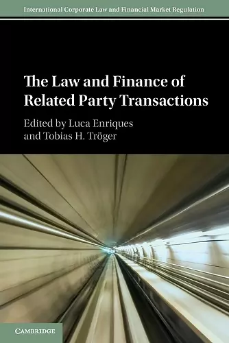 The Law and Finance of Related Party Transactions cover