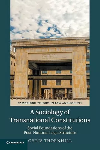 A Sociology of Transnational Constitutions cover