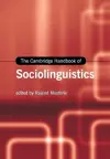 The Cambridge Handbook of Sociolinguistics cover