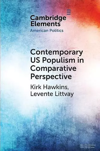 Contemporary US Populism in Comparative Perspective cover