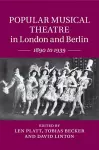 Popular Musical Theatre in London and Berlin cover