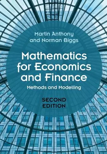Mathematics for Economics and Finance cover