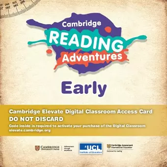 Cambridge Reading Adventures Pink A to Blue Bands Early Digital Classroom Access Card (1 Year Site Licence) cover
