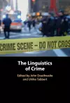 The Linguistics of Crime cover