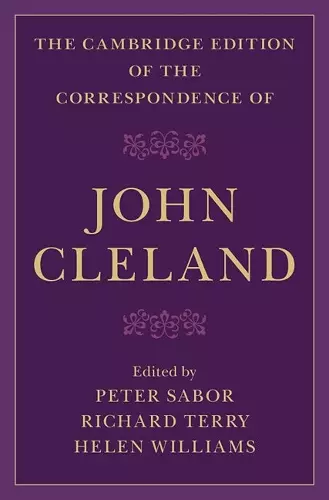 The Cambridge Edition of the Correspondence of John Cleland cover