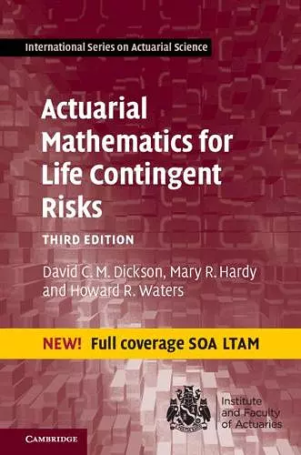 Actuarial Mathematics for Life Contingent Risks cover