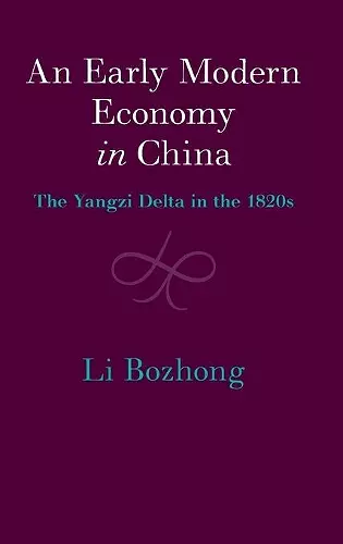 An Early Modern Economy in China cover