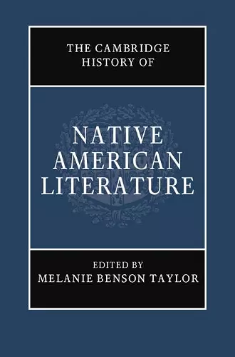 The Cambridge History of Native American Literature cover