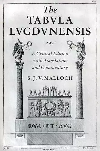 The Tabula Lugdunensis cover