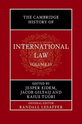 The Cambridge History of International Law: Volume 4, International Law in the Middle East and the Mediterranean during Antiquity cover