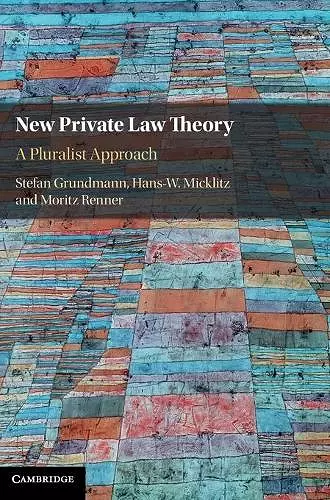 New Private Law Theory cover