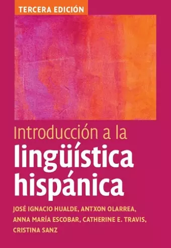 Introducción a la lingüística hispánica cover