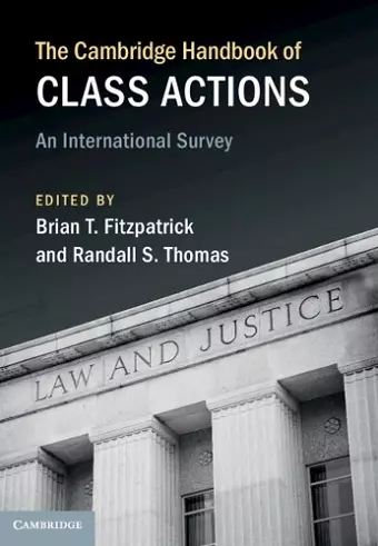 The Cambridge Handbook of Class Actions cover