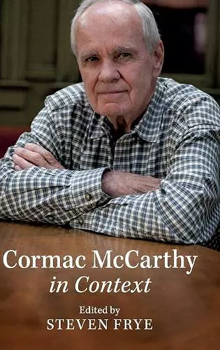 Cormac McCarthy in Context cover