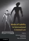 Modes of Liability in International Criminal Law cover