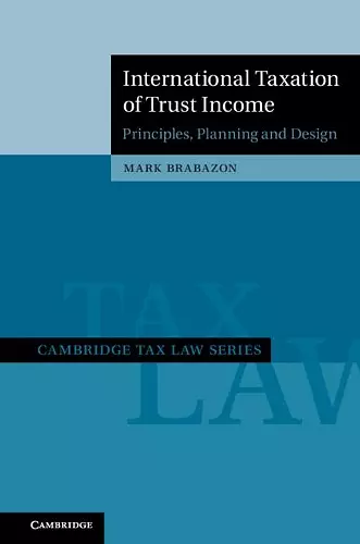 International Taxation of Trust Income cover