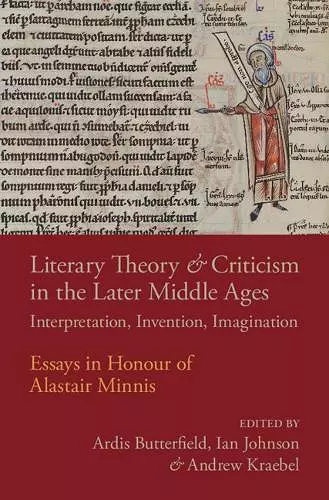 Literary Theory and Criticism in the Later Middle Ages cover